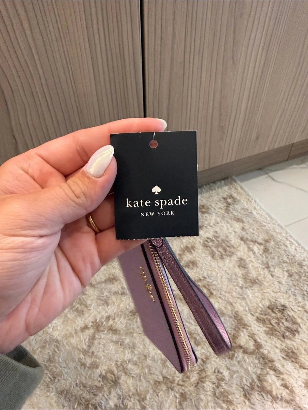 Kate spade Brown Leather Card & Key Sleeve